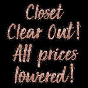 Closet Clear Out! Make an offer!!!!